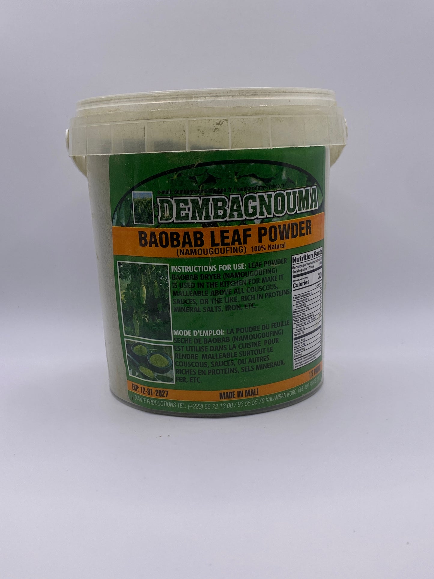 Baobab Leaf Powder